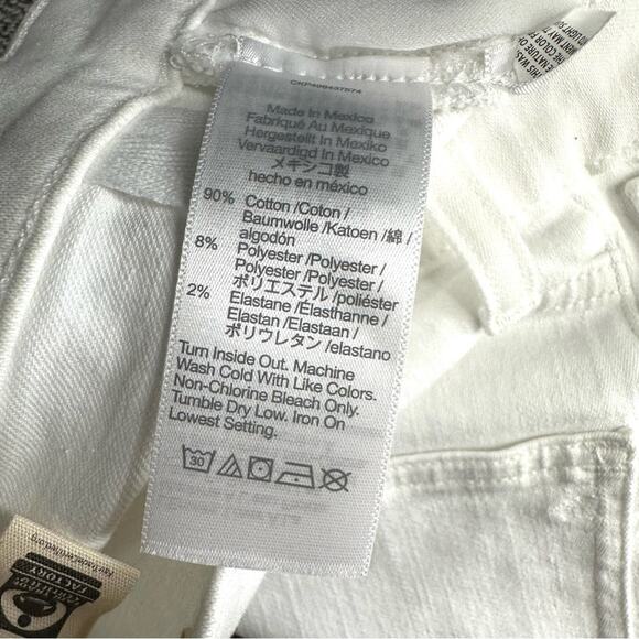 Madewell Flared Wide-Leg Crop Jeans in pure white Size 23 - Picture 7 of 10